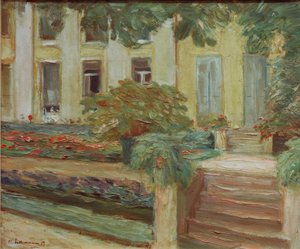 La terrazza dei fiori nel giardino di Wannsee verso sud-ovest da Max Liebermann