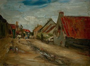 Strada di villaggio in Olanda da Max Liebermann