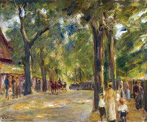 Figure sulla Grosse Seestrasse a Wannsee da Max Liebermann