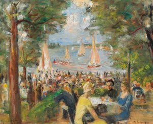 Ristorante nel giardino sull