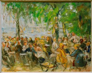 Ristorante da giardino sull