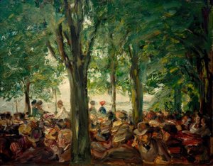 Ristorante da giardino sull