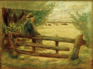 Ragazzo con mucche da Max Liebermann