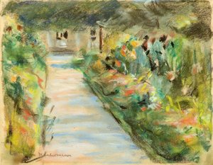 M. Liebermann, Giardino in fiore da Max Liebermann