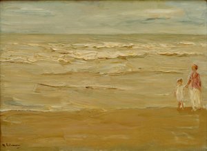 Paesaggio marino – Spiaggia e mare da Max Liebermann