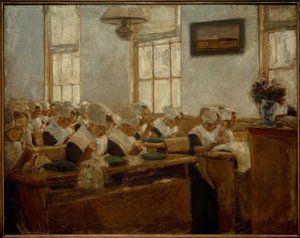 Scuola di cucito - Sala di lavoro nell