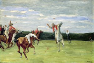 Giocatore di polo nel Jenischpark, Amburgo, 1903