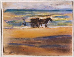 Cercatori di conchiglie sulla spiaggia da Max Liebermann