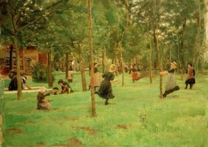 Bambini che giocano da Max Liebermann