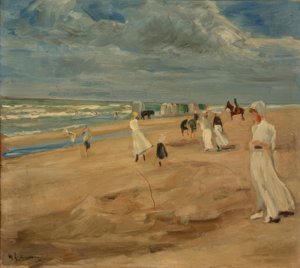 Spiaggia a Noordwijk da Max Liebermann