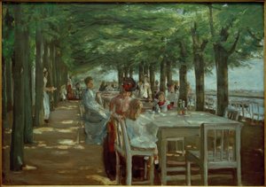 Terrazza al ristorante Jacob a Nienstedten sull
