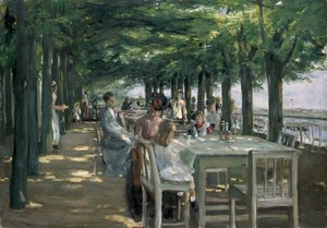 La terrazza al ristorante Jacob a Nienstedten sull