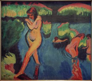 In riva al lago da Max Pechstein