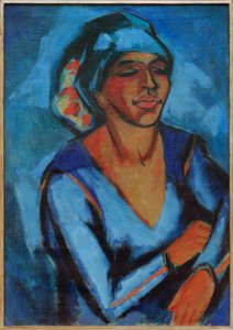 Ritratto di Lotte Pechstein da Max Pechstein
