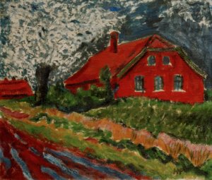 La casa rossa da Max Pechstein