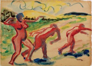 Donne tra le dune da Max Pechstein