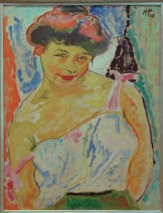 Ragazza giovane da Max Pechstein