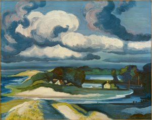 Nordische Landschaft von Max Pechstein