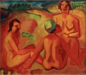 Intrattenimento, tre donne da Max Pechstein