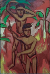 Due indigeni (Palau) da Max Pechstein