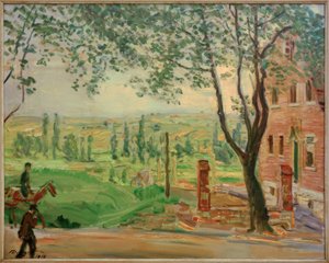 Casa rossa sulla strada di Landau a Godramstein