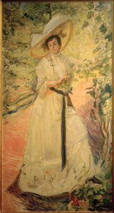 Nini alla pergola di vite