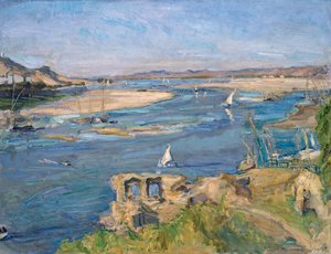 Il Nilo vicino ad Assuan, 1914 da Max Slevogt