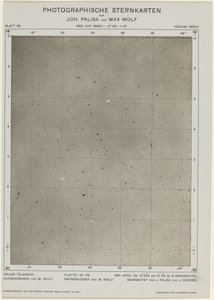 Carte stellari fotografiche 24 aprile 1901, 480. Creatori: Max Wolf, Johann Palisa da Max Wolf, Johann Palisa