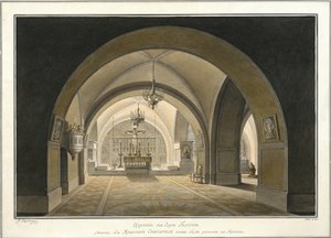 Interno della Chiesa del Santo Sepolcro nel sito del Golgota, 1821