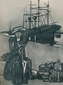 La Voyageuse, c1920, 1923 da Maxime Pierre Jules Dethomas
