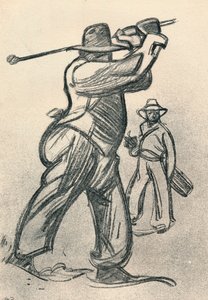 Il giocatore di golf, c1920, 1923 da Maxime Pierre Jules Dethomas
