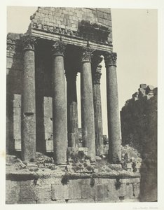 Baalbeck Héliopolis, Tempio di Giove, vista presa dall