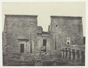 Drômos e Philônes, Grande Tempio di Iside a Pilônes; Nubia, lastra 72 dall
