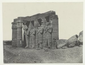 Gournah, Peristilio della Tomba di Osymandias Ramesseum Occidentale, Tebe