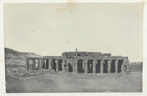 Gournah, Tomba di Osymandias, Tebe, 1849-51, stampato 1852 da Maxime Du Camp