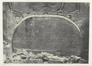 Grande tempio di Iside a Philoe, Proscynema (atto di adorazione); Nubia, lastra 75 dall