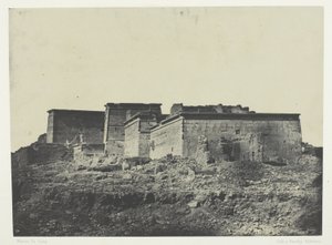 Grande Tempio di Iside a Philoe, veduta generale da nord; Nubia, tavola 80 dall