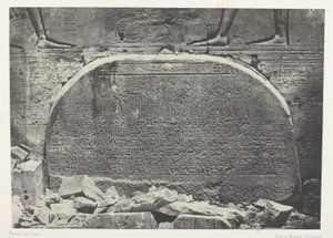 Grande tempio di Iside a Philoe, Proscynema (atto di adorazione); Nubia, lastra 75 dall