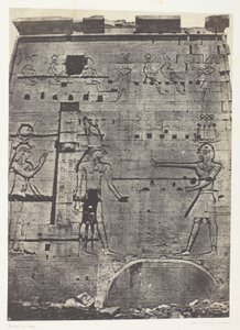 Grande Tempio di Iside a Philoe, secondo pilone; Nubia, lastra 74 dall