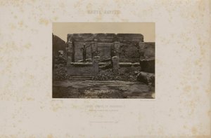 Grande Tempio di Denderah da Maxime Du Camp