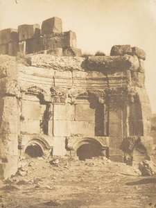 Emiciclo del recinto dei Templi, a Baalbek, 15 settembre 1850