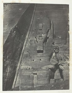 Ibsamboul, Colosso Orientale del Grande Speos di Phrè, Nubia, 1849-51, stampato 1852