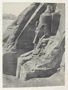 Ibsamboul, Colosse Oriental Du Spéos De Phrè, Vu De Profil; Nubie, lastra 104 dall