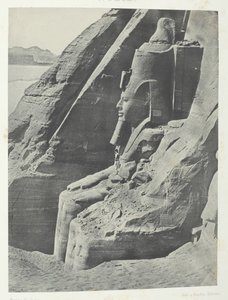 Ibsamboul, Colosso Orientale del Tempio di Phrè, visto di profilo, Nubia