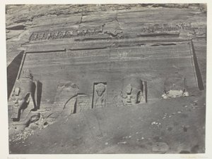Ibsamboul, Vue Générale Du Grand Spéos De Phrè; Nubie, lastra 102 dall