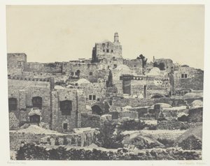 Gerusalemme, quartiere occidentale; Palestina da Maxime Du Camp