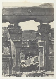 Kalabscheh, Porta del Pronao; Nubia da Maxime Du Camp