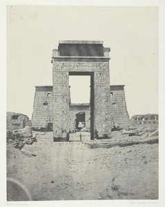 Karnak, Propilone del Tempio di Khons, Tebe da Maxime Du Camp