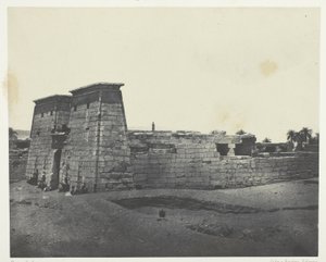 Karnak, Tempio di Khons; Tebe da Maxime Du Camp