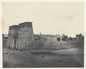 Karnak, Tempio di Khons; Tebe da Maxime Du Camp